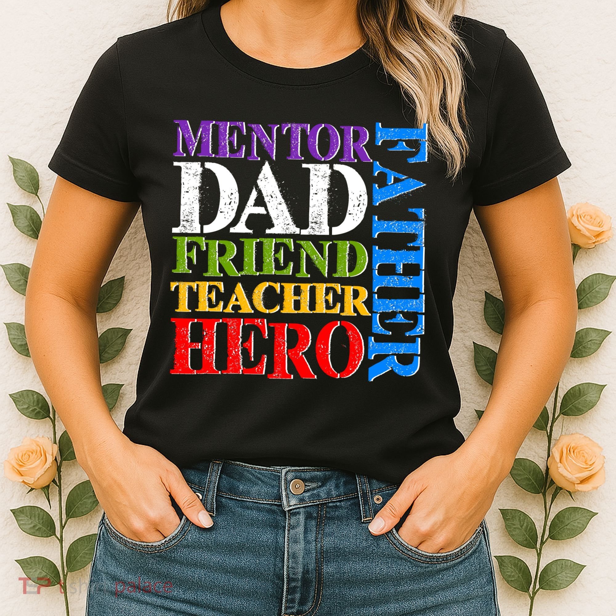 Mentor Dad Father Friend Teacher Hero Women's T-Shirt