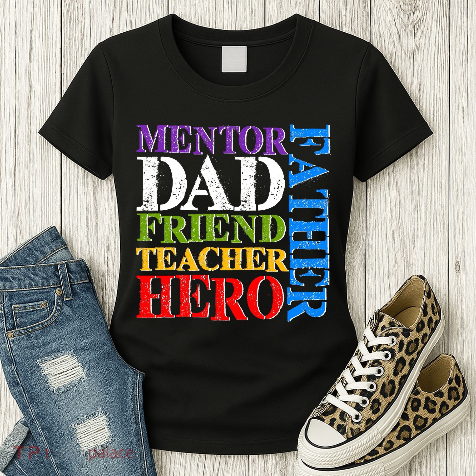 Mentor Dad Father Friend Teacher Hero Women's T-Shirt