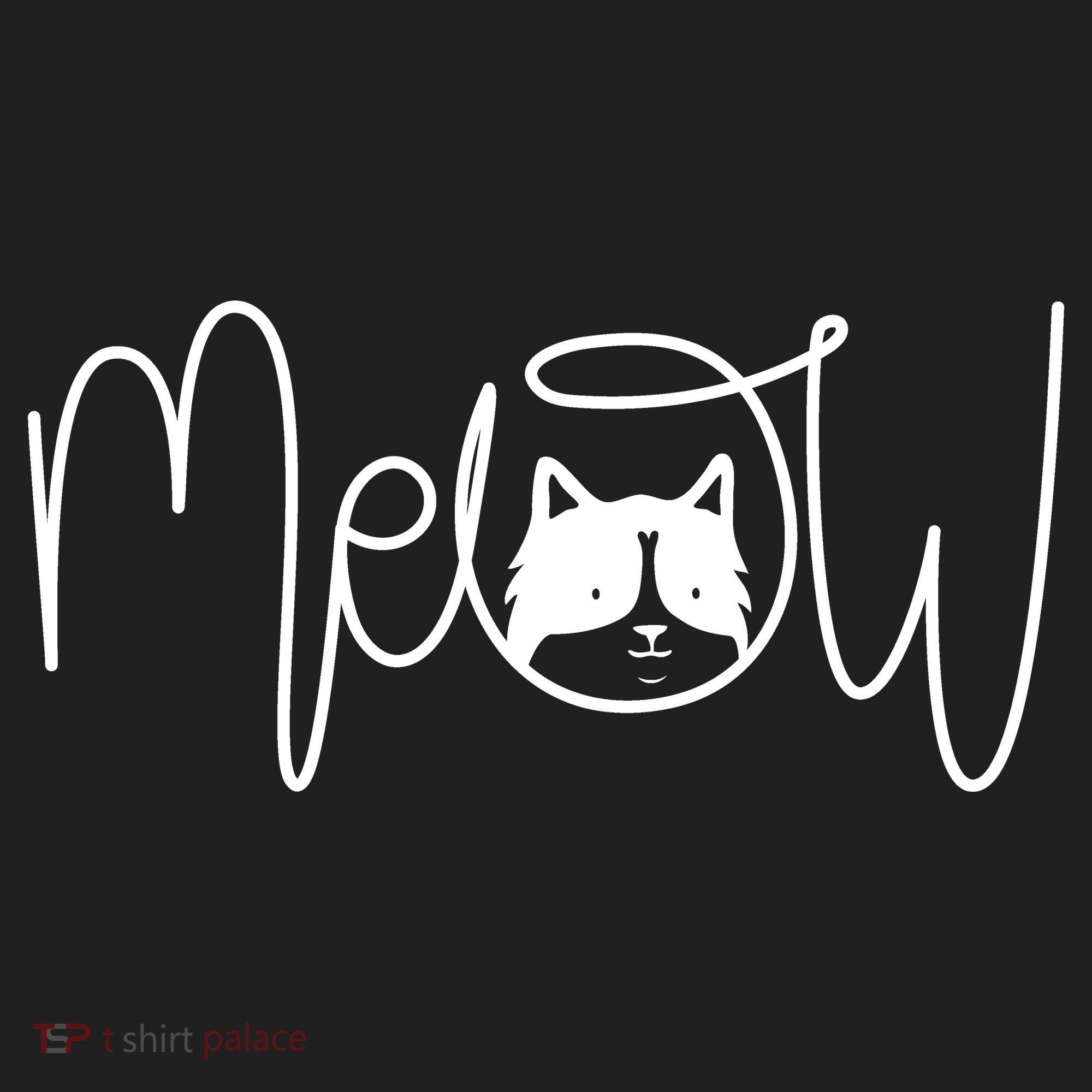 Meow Cat Calligraphy Beanie