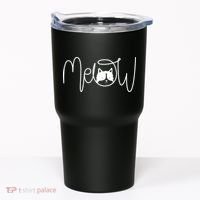 Meow Cat Calligraphy Tumbler thumb 0