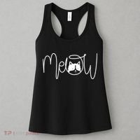 Meow Cat Calligraphy Women's Tank Top thumb 3