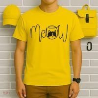 Meow Cat Calligraphy T-Shirt thumb 6