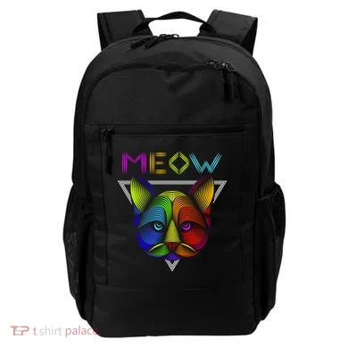 Meow Cat Neon Backpack