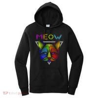 Meow Cat Neon Women's Hoodie thumb 0