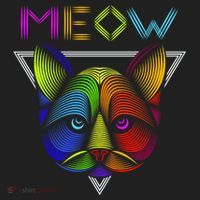 Meow Cat Neon Hat thumb 2