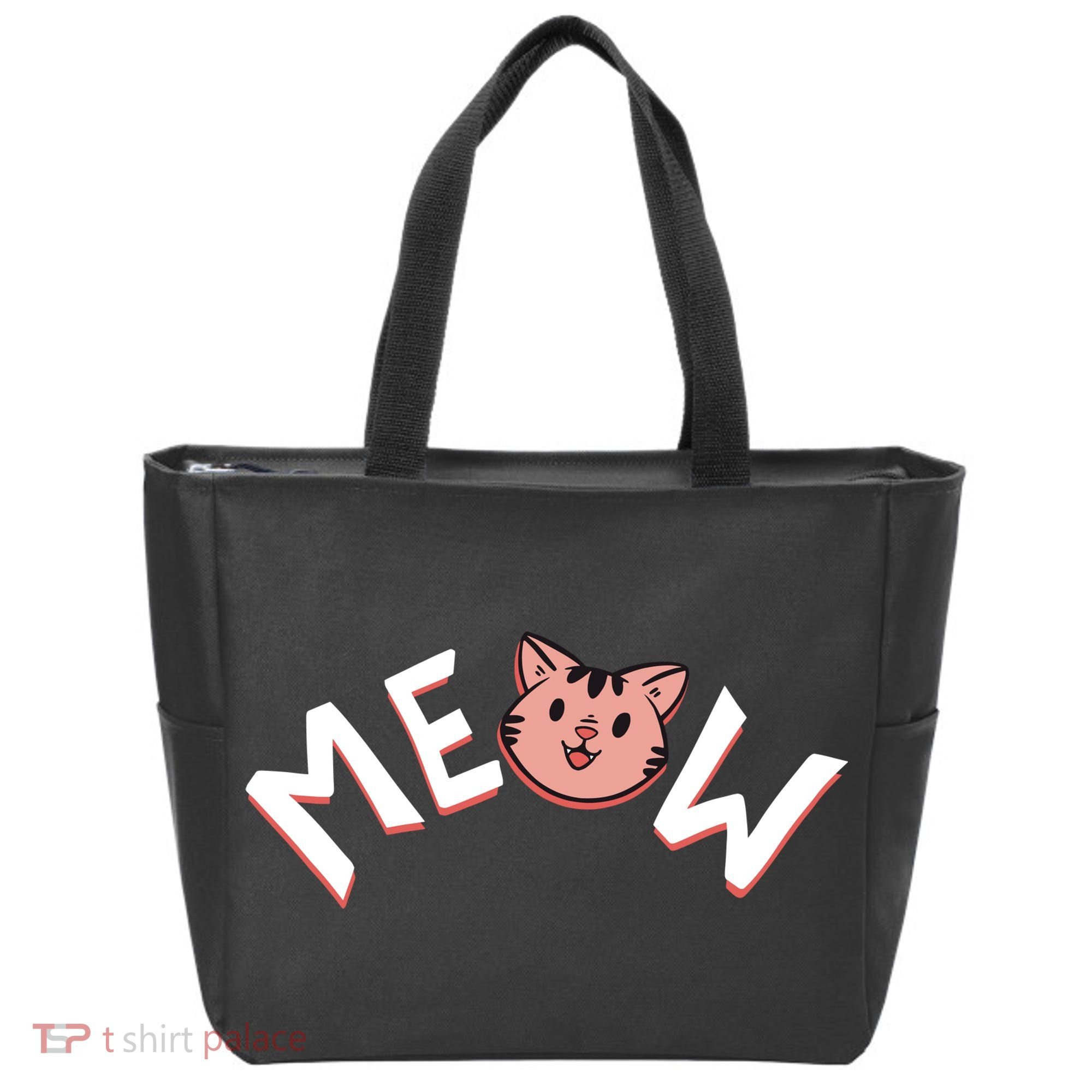 Meow Kitten Face Tote Bag