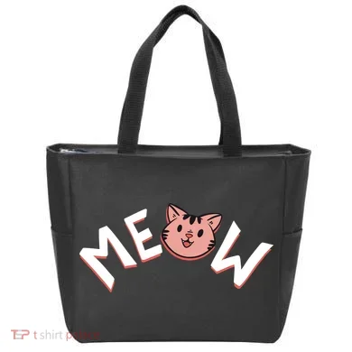 Meow Kitten Face Tote Bag