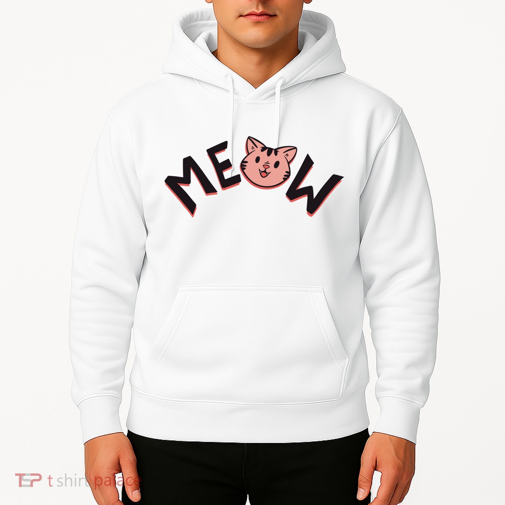 Meow Kitten Face Hoodie