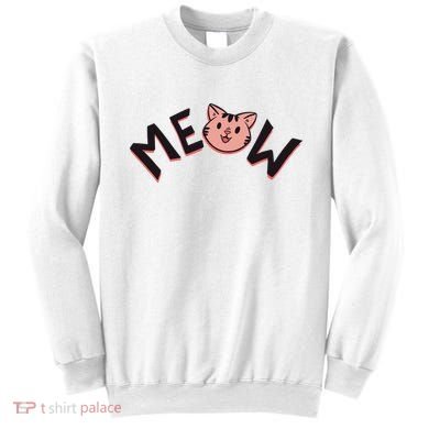 Meow Kitten Face Sweatshirt