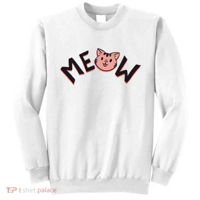 Meow Kitten Face Sweatshirt