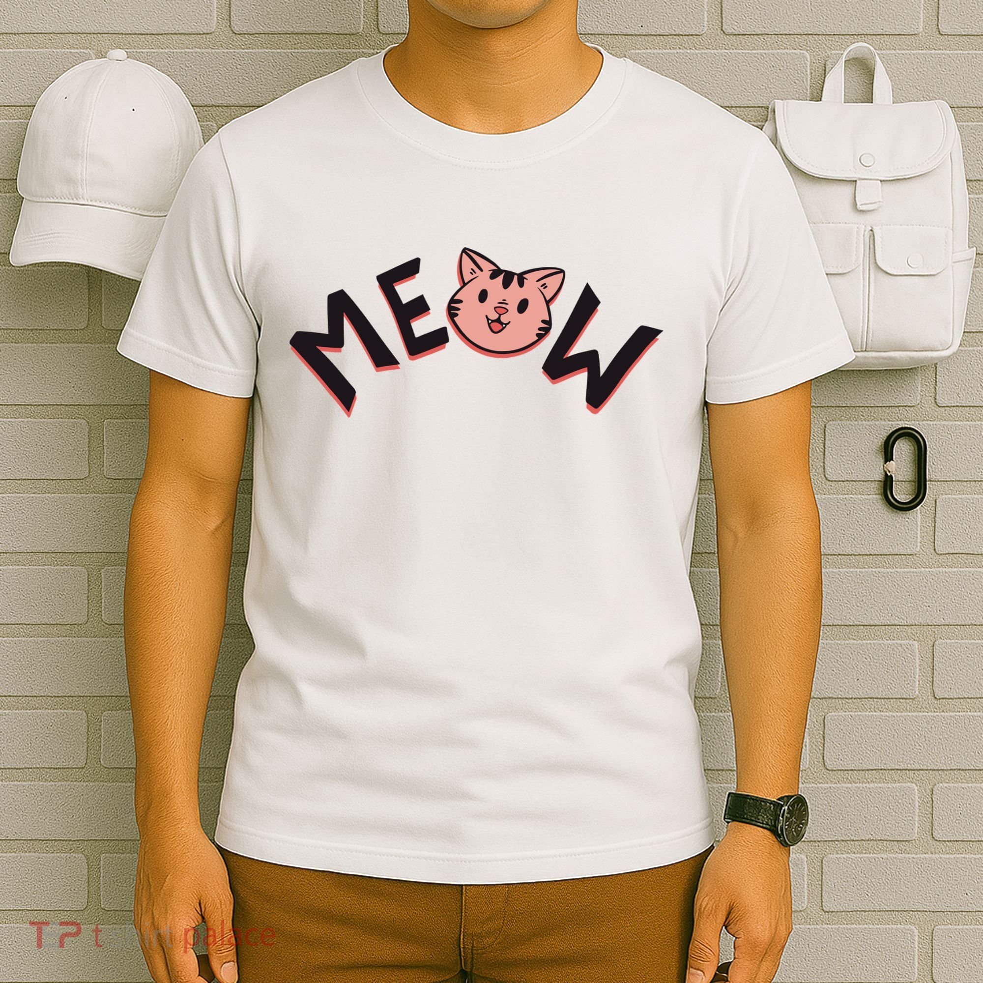 Meow Kitten Face T-Shirt
