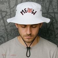 Meow Kitten Face Bucket Hat thumb 2