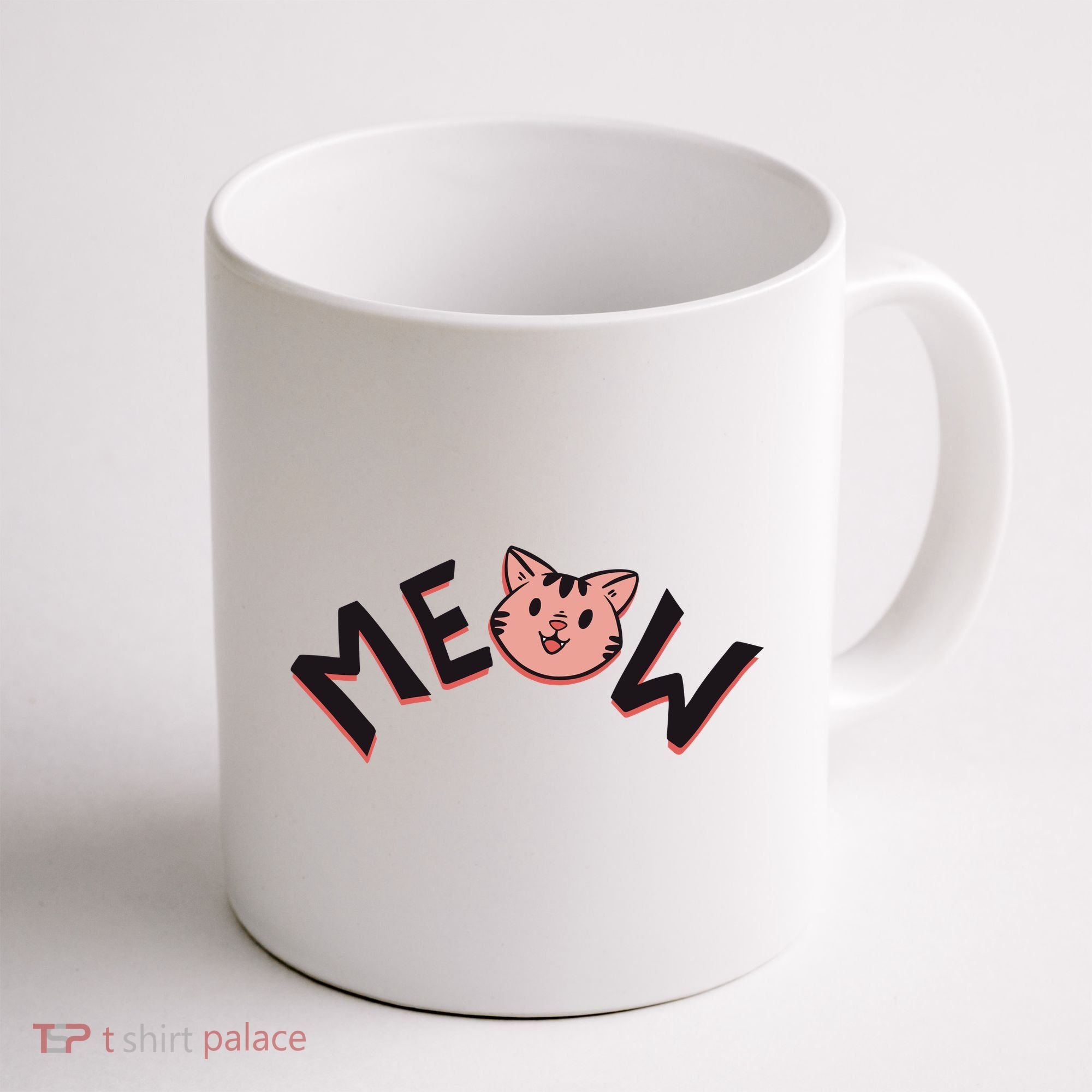Meow Kitten Face Coffee Mug