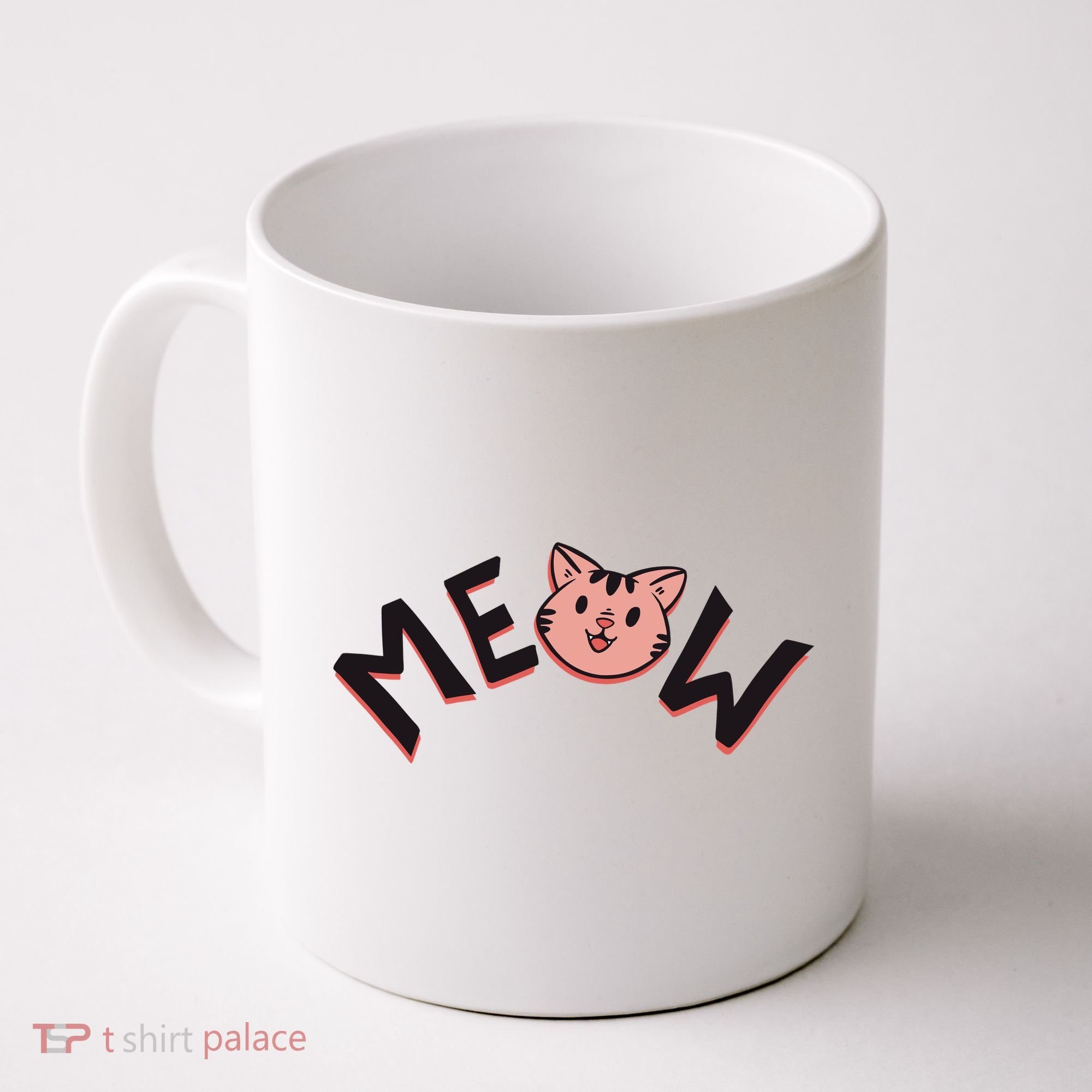 Meow Kitten Face Coffee Mug