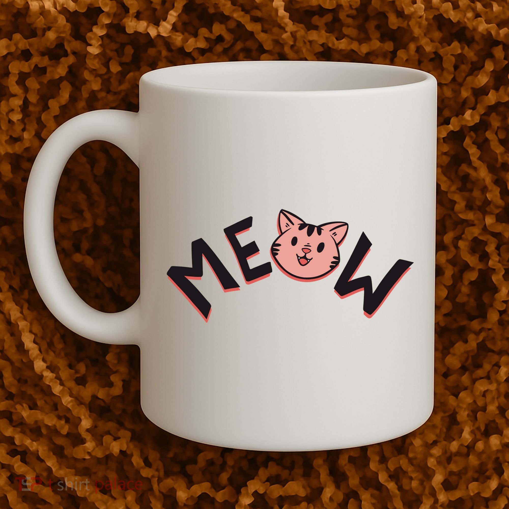 Meow Kitten Face Coffee Mug