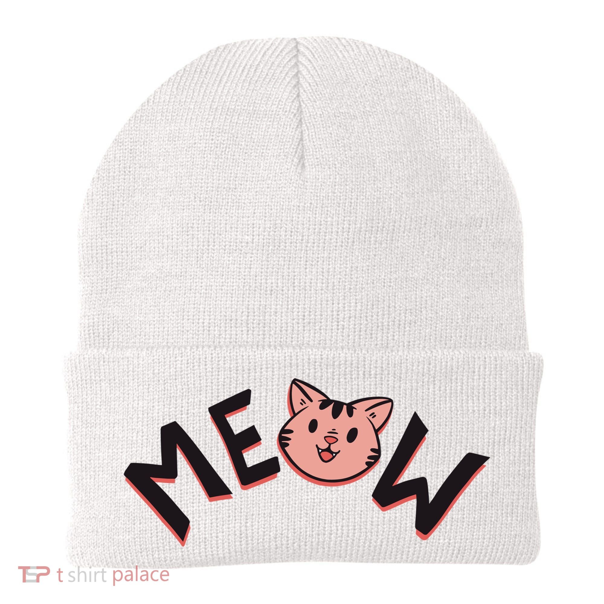 Meow Kitten Face Beanie