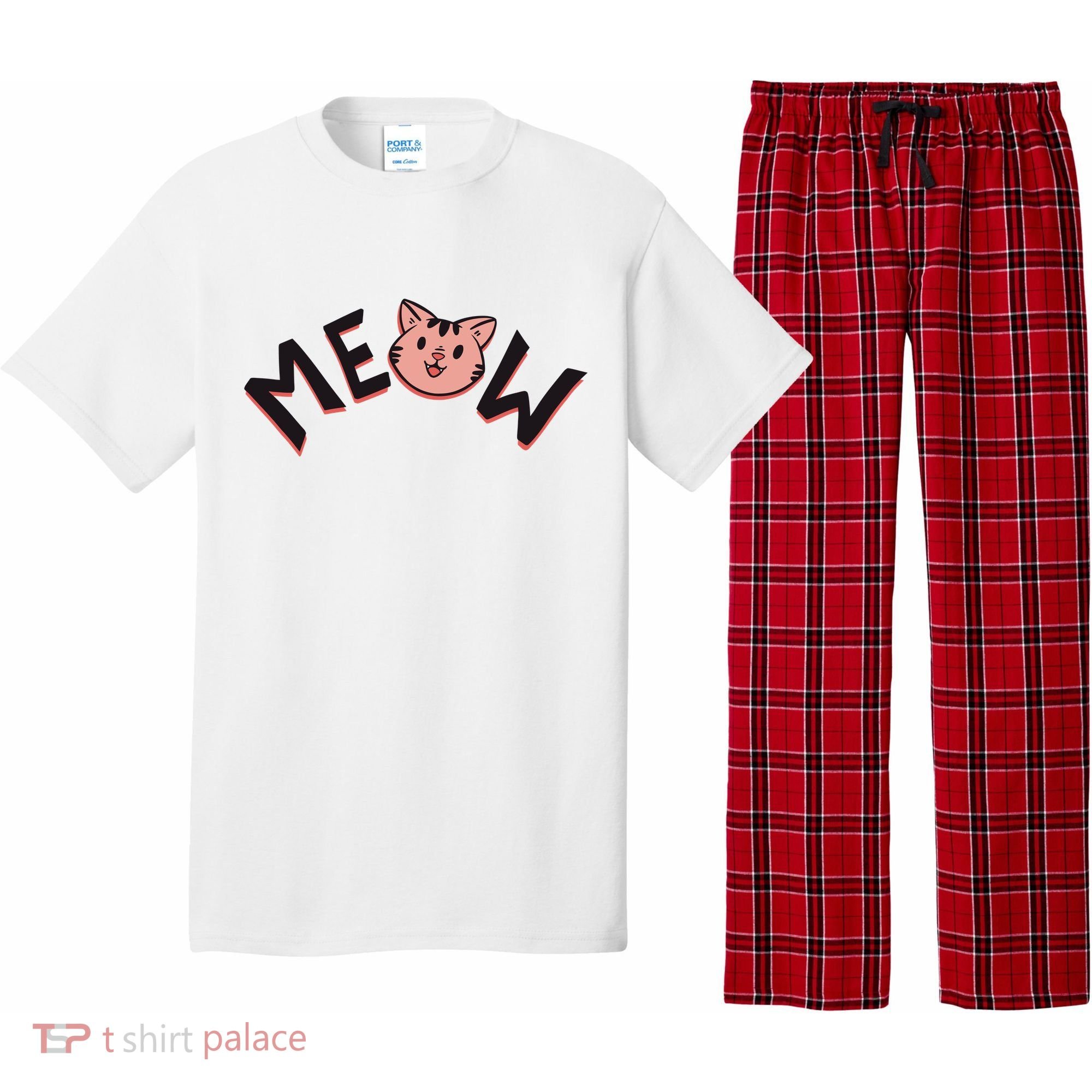 Meow Kitten Face Pajama Set