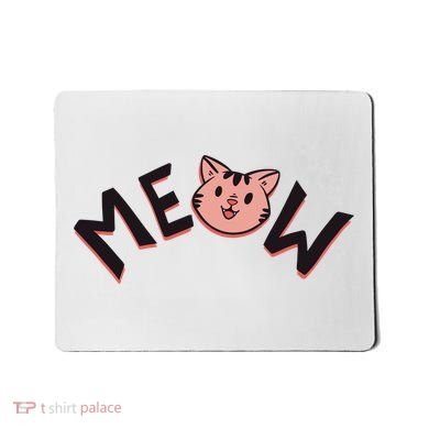 Meow Kitten Face Mousepad
