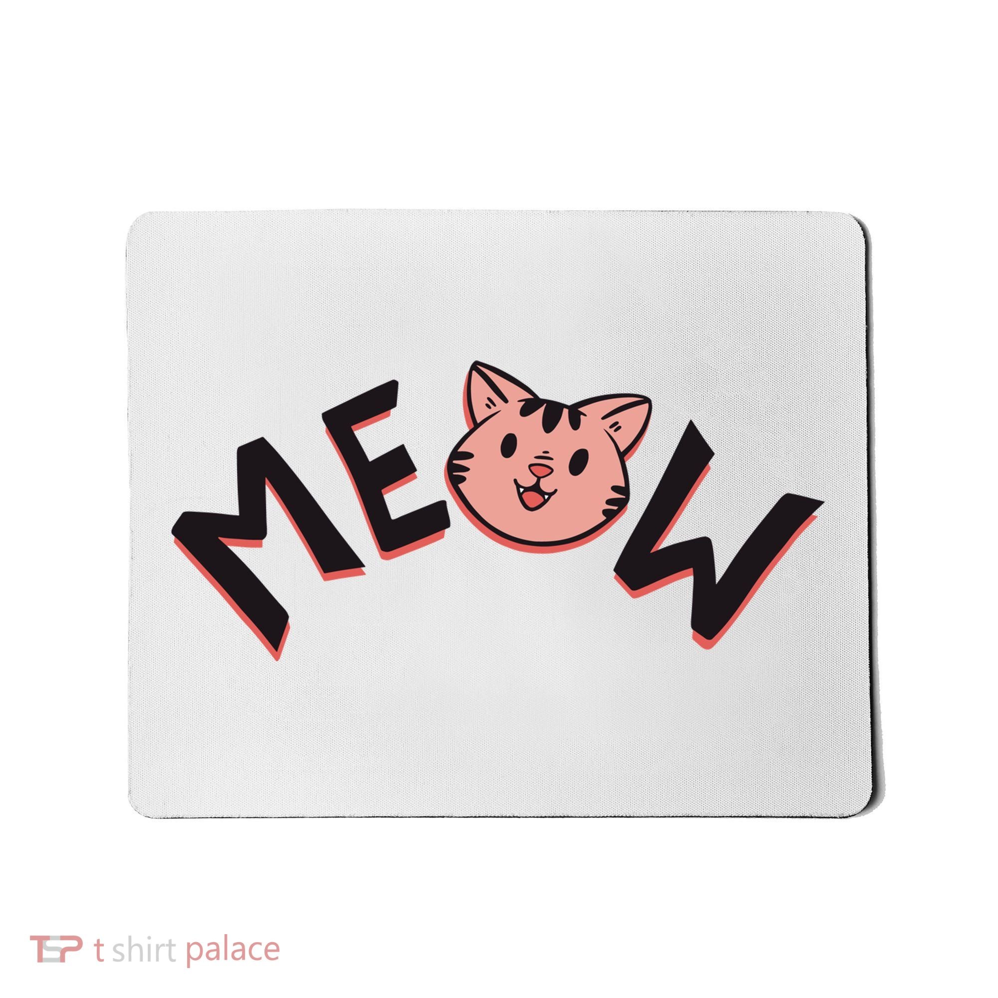 Meow Kitten Face Mousepad