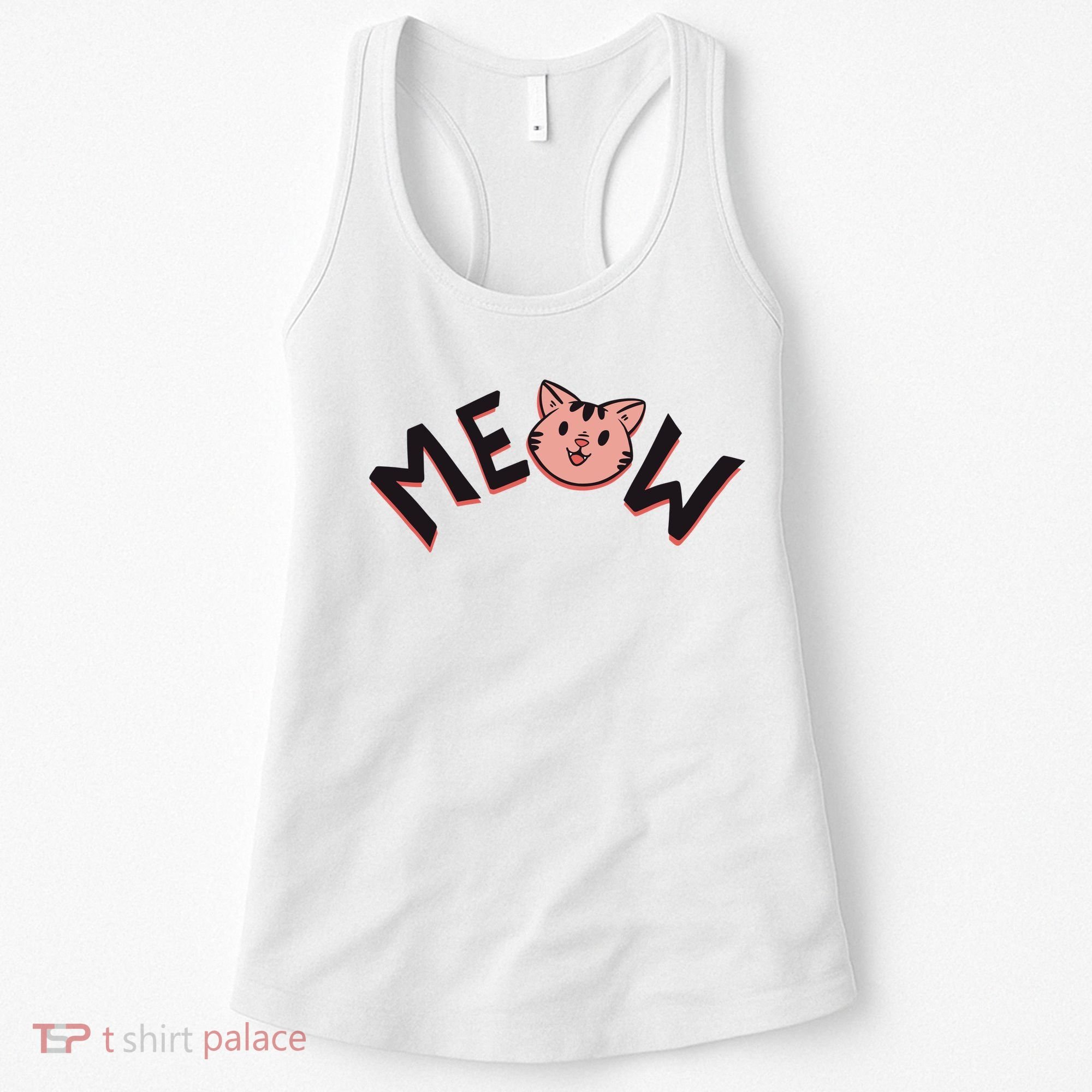 Meow Kitten Face Women's Tank Top