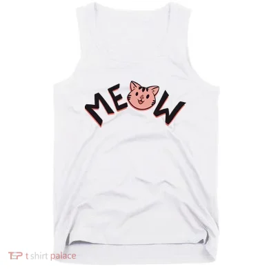 Meow Kitten Face Tank Top