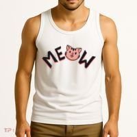 Meow Kitten Face Tank Top thumb 3