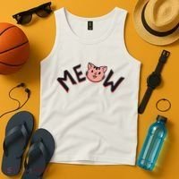 Meow Kitten Face Tank Top thumb 4