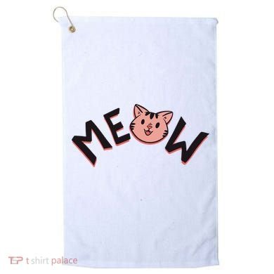 Meow Kitten Face Golf Towel