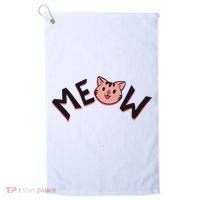 Meow Kitten Face Golf Towel thumb 0