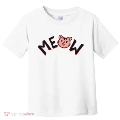 Meow Kitten Face Toddler T-Shirt