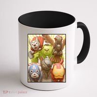 Meow Superhero Cats Comic Movie Spoof Coffee Mug thumb 1