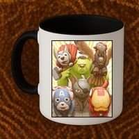 Meow Superhero Cats Comic Movie Spoof Coffee Mug thumb 2