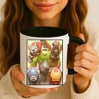 Meow Superhero Cats Comic Movie Spoof Coffee Mug thumb 3