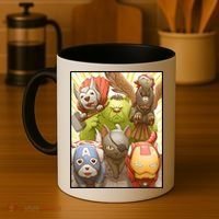 Meow Superhero Cats Comic Movie Spoof Coffee Mug thumb 4