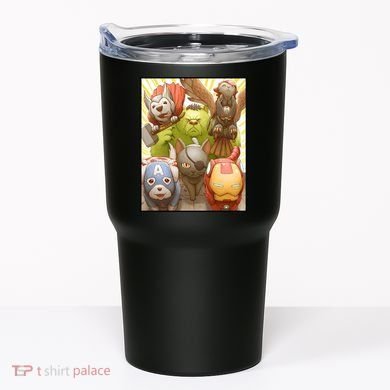 Meow Superhero Cats Comic Movie Spoof Tumbler