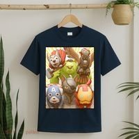 Meow Superhero Cats Comic Movie Spoof T-Shirt thumb 2