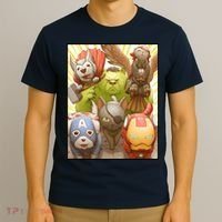 Meow Superhero Cats Comic Movie Spoof T-Shirt thumb 3