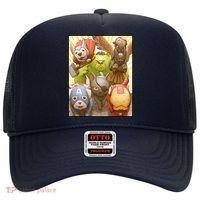 Meow Superhero Cats Comic Movie Spoof Hat thumb 0