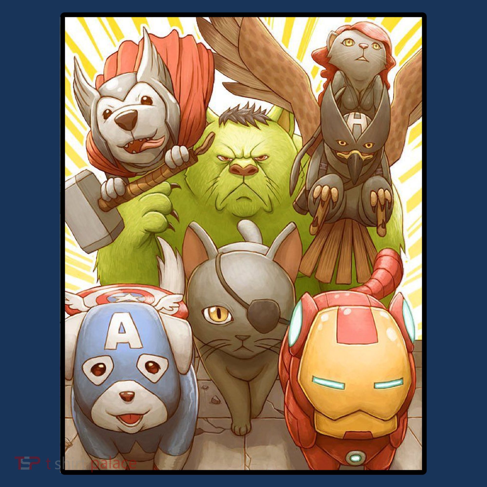 Meow Superhero Cats Comic Movie Spoof Hat