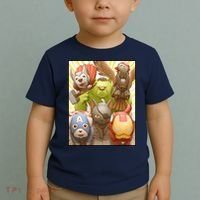 Meow Superhero Cats Comic Movie Spoof Toddler T-Shirt thumb 2