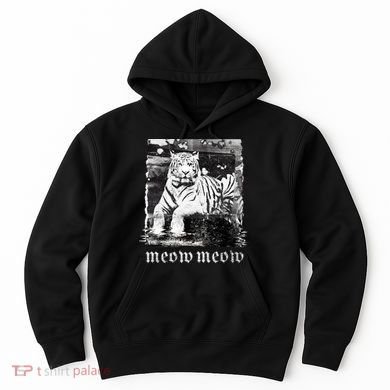 Meow Tiger Glitch Hoodie