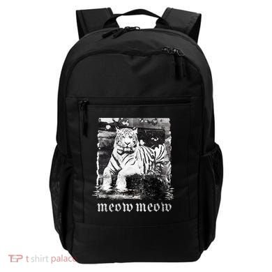 Meow Tiger Glitch Backpack