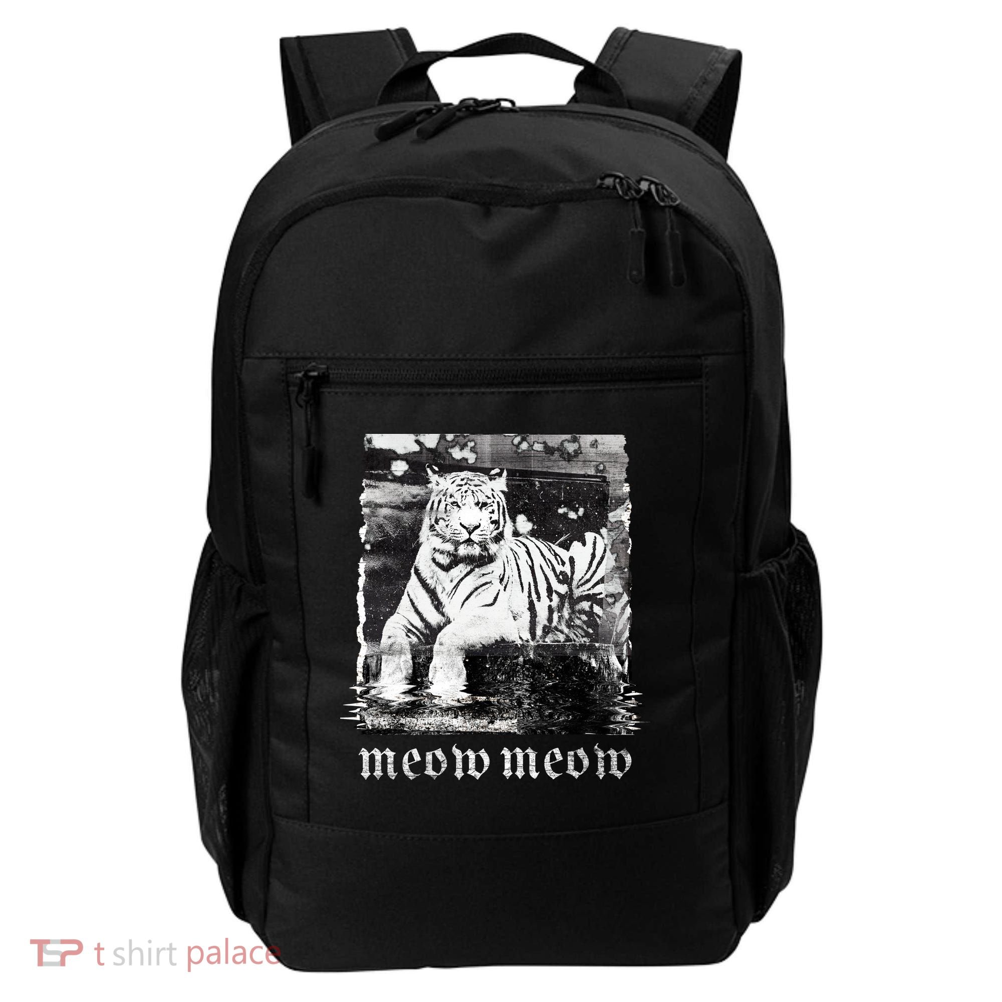 Meow Tiger Glitch Backpack