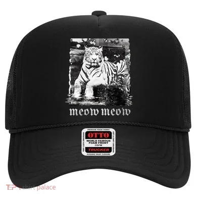 Meow Tiger Glitch Hat