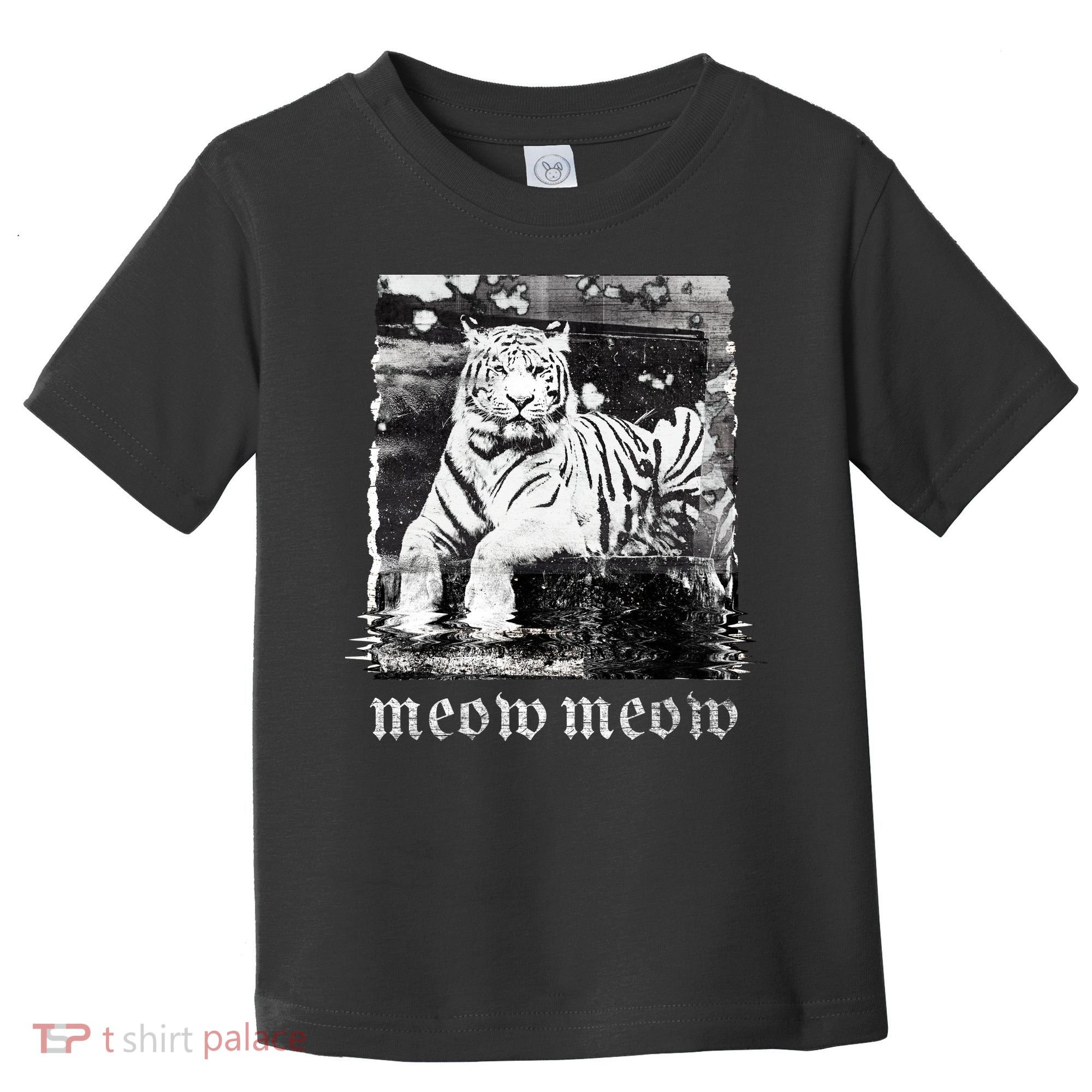 Meow Tiger Glitch Toddler T-Shirt
