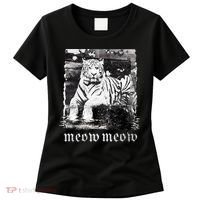 Meow Tiger Glitch Women's T-Shirt thumb 0