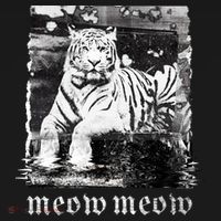 Meow Tiger Glitch Kids Hoodie thumb 5