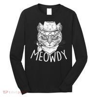 Meowdy Texas Cat Long Sleeve Shirt thumb 0