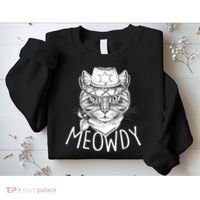Meowdy Texas Cat Sweatshirt thumb 2