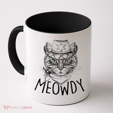 Meowdy Texas Cat Coffee Mug